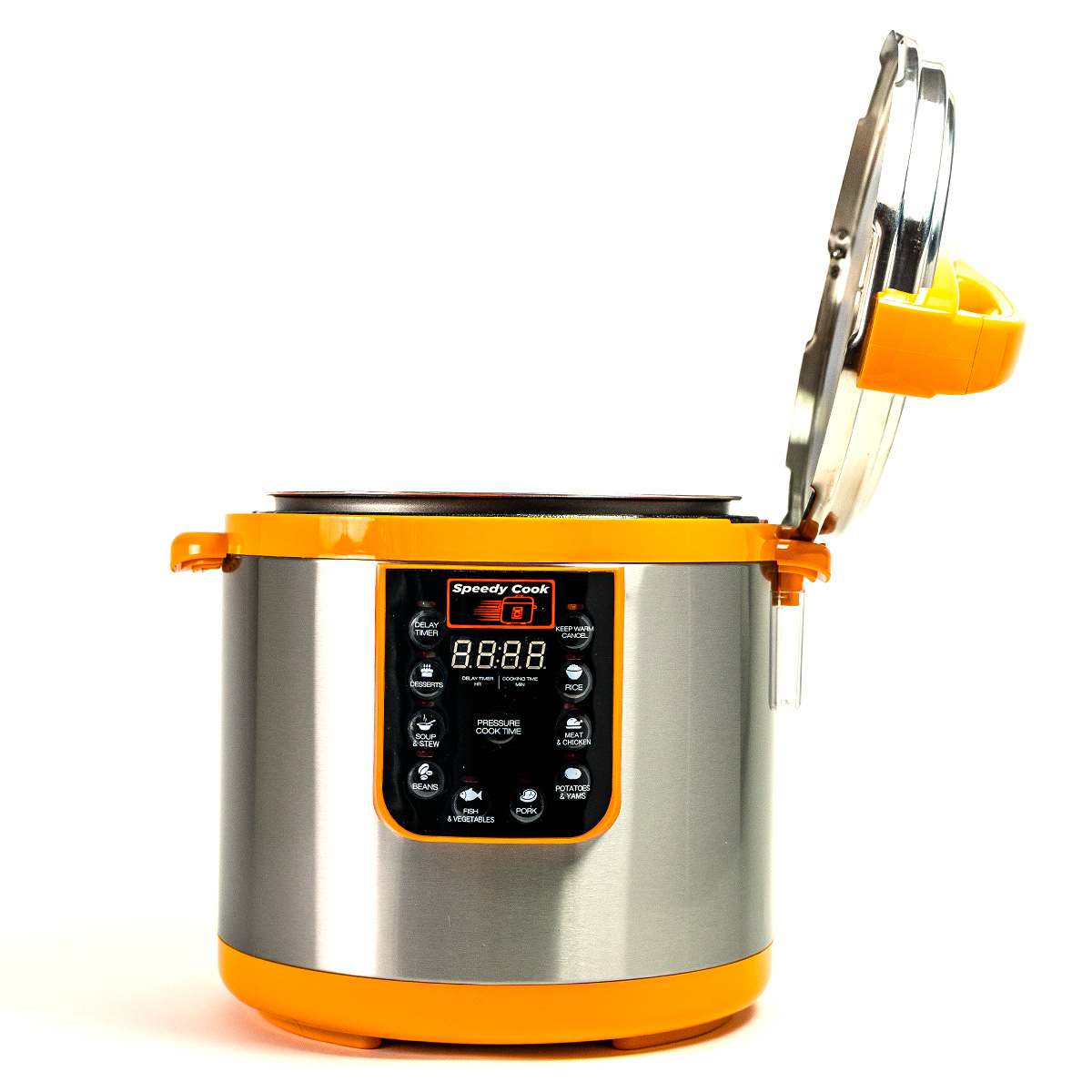 Foto 4 pulgar | Olla De Presion Speedy Cook Multifuncional 6 En 1 9.7 Litros Naranja