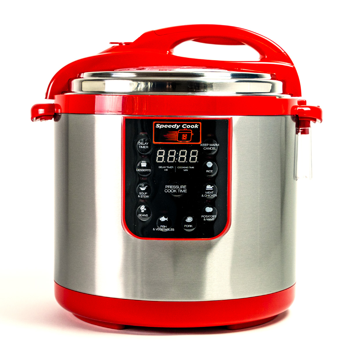 Olla De Presion Speedy Cook Multifuncional 6 En 1 9.7 Litros Rojo