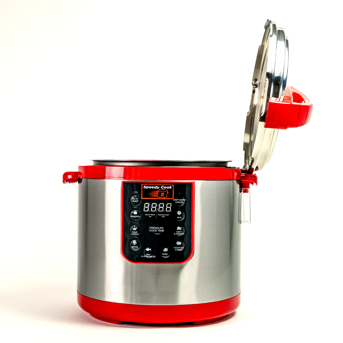 Foto 4 pulgar | Olla De Presion Speedy Cook Multifuncional 6 En 1 9.7 Litros Rojo