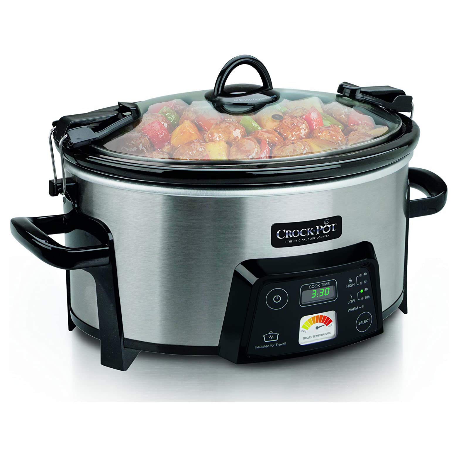 Foto 2 pulgar | Olla de cocción lenta programable Crock-Pot SCCPCTS605-S Cook Travel Serve de 6 litros - Venta Internacional