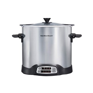 Foto 1 | Olla de cocción lenta Hamilton Beach Sear & Cook 10L Plateada - Venta Internacional