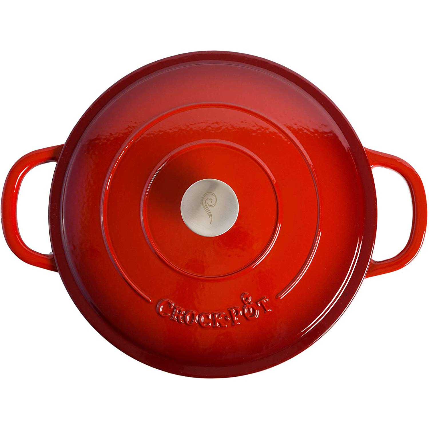 Foto 5 pulgar | Olla De Barro Braiser Crock-pot De Hierro Fundido Esmaltado Artesanal De 5 Litros, Color Rojo - Venta Internacional.