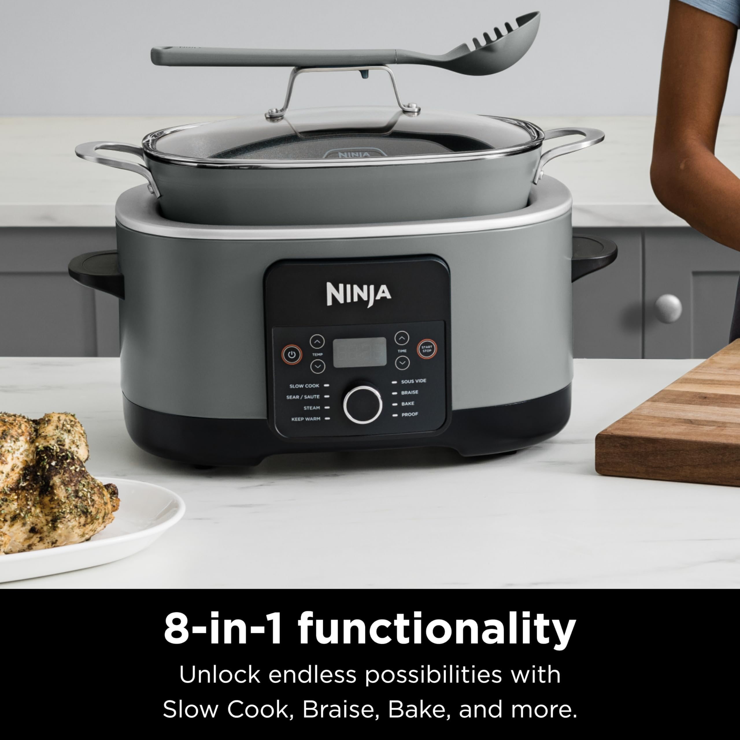 Foto 3 pulgar | Cocina Múltiple Ninja Pro, Color Gris - Venta Internacional.