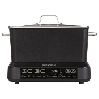 Foto 1 | Olla de Cocción Lenta West Bend Versatility Plus 5.5 L Negra - Venta Internacional