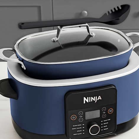Multicocina Ninja Foodi Possiblecooker Pro, 8.5 Cuartos De Galón, Azul Marino - Venta Internacional. $4,688