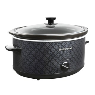 Foto 1 | Olla de Cocción Lenta West Bend Manual 6 L Negro - Venta Internacional
