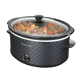 Foto 2 | Olla de Cocción Lenta West Bend Manual 6 L Negro - Venta Internacional
