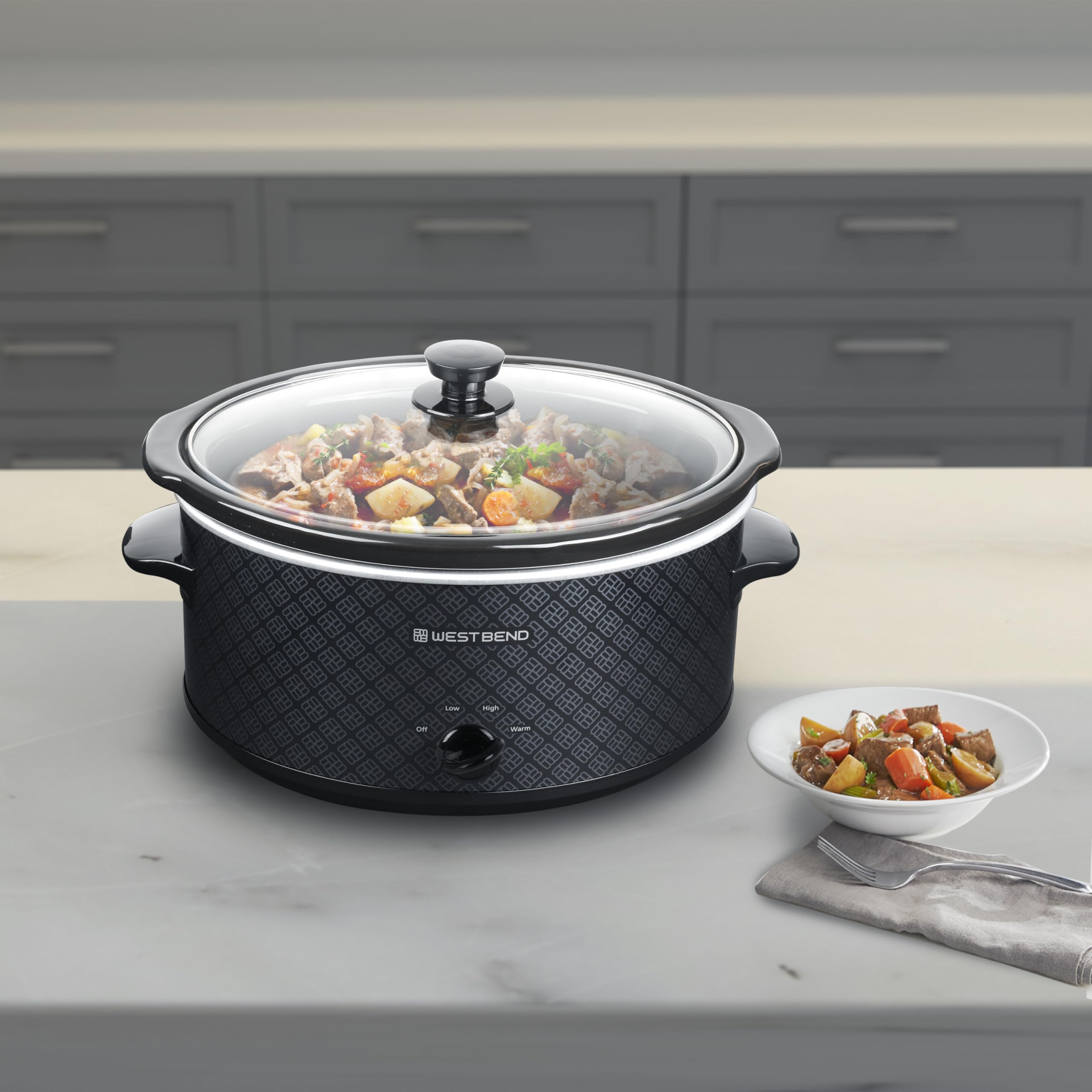 Foto 4 pulgar | Olla de Cocción Lenta West Bend Manual 6 L Negro - Venta Internacional