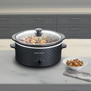 Foto 3 | Olla de Cocción Lenta West Bend Manual 6 L Negro - Venta Internacional