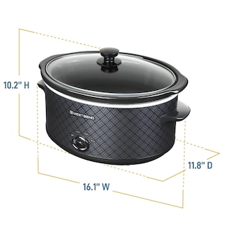 Foto 6 | Olla de Cocción Lenta West Bend Manual 6 L Negro - Venta Internacional