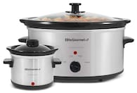 Olla De Cocción Lenta Elite Gourmet Mst-500d De 5 L Con Cazo De 0.75 L - Venta Internacional.