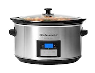 Olla De Cocción Lenta Elite Gourmet Mst-900d, 8,5 Cuartos De Galón Digital, Inoxidable - Venta Internacional.