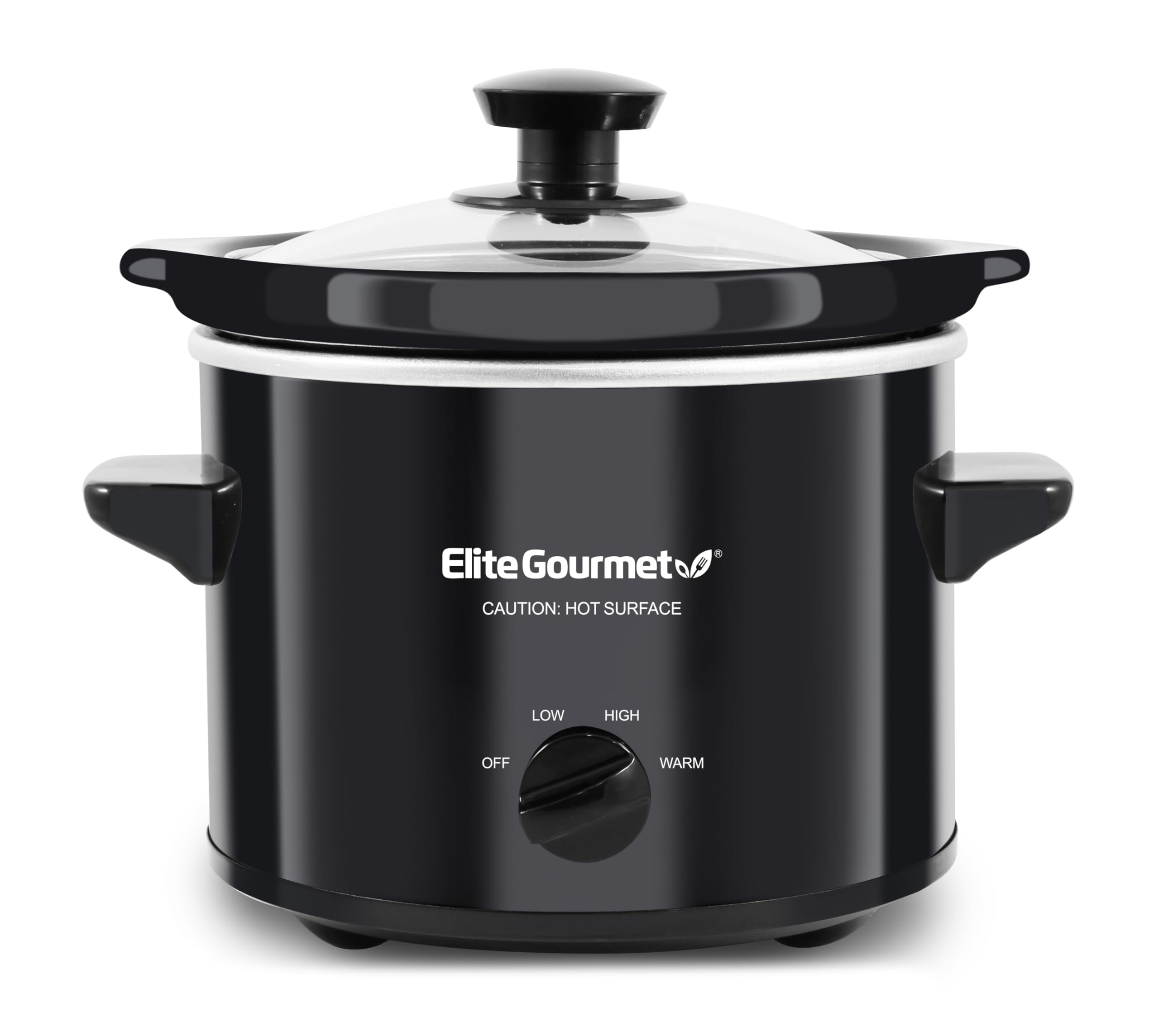 Olla De Cocción Lenta Elite Gourmet Mst239x Eléctrica, 2 Cuartos De Galón, Negra - Venta Internacional.