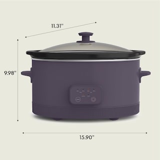 Foto 7 | Olla De Cocción Lenta Bella 6.0 L Programable Evergood Ceramic Plum - Venta Internacional.