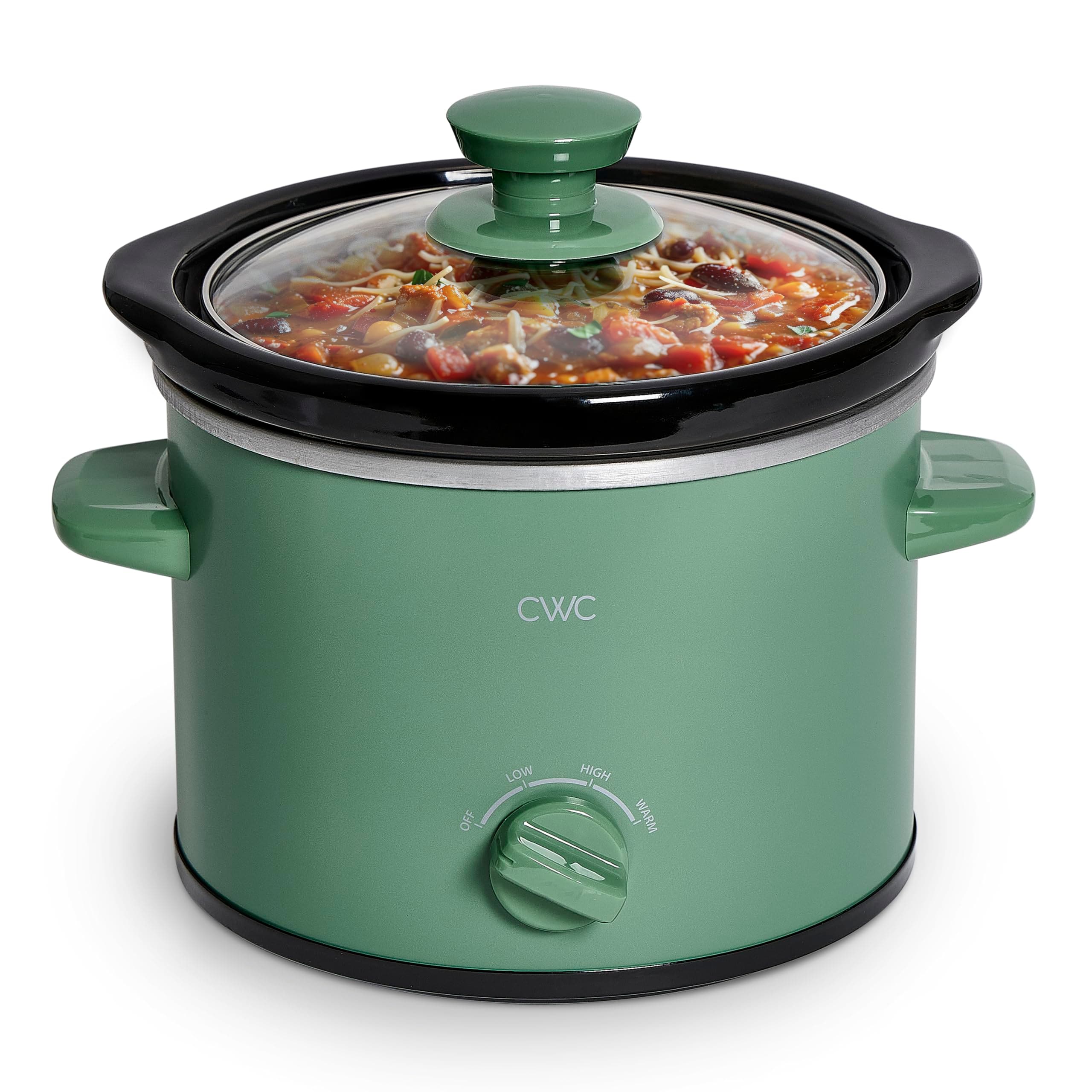 Mini Olla De Cocción Lenta Cook With Color, 2 Litros, Color Salvia Oscura - Venta Internacional. $1,234