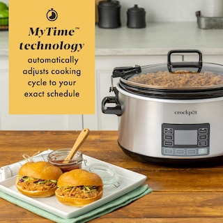 Foto 2 | Olla de Cocción Lenta Crock-pot 7 Litros Portátil Programable con Temporizador - Venta Internacional