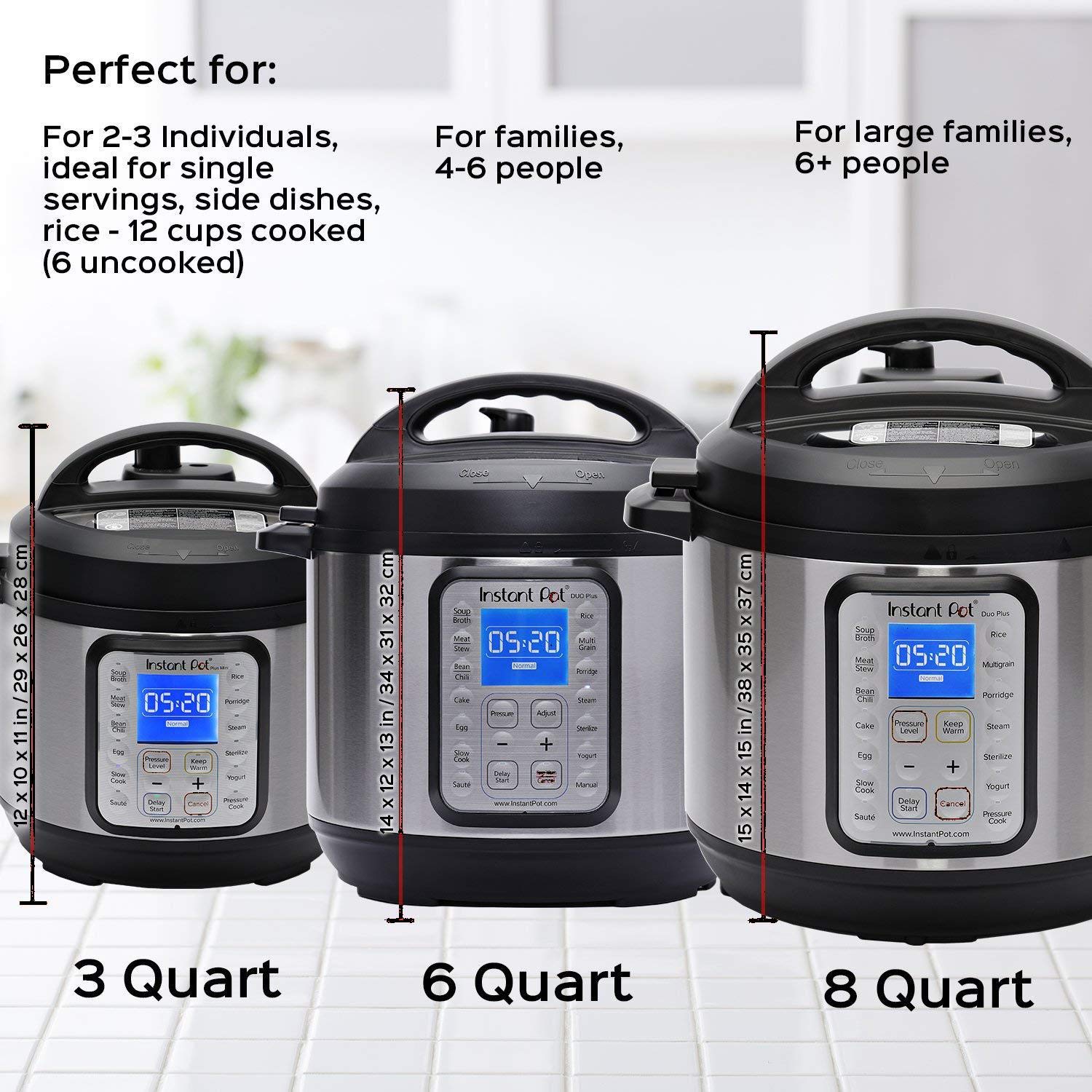 Foto 5 pulgar | Olla A Presión Eléctrica Instant Pot Duo Plus 9 En 1, 3 Litros - Venta Internacional.
