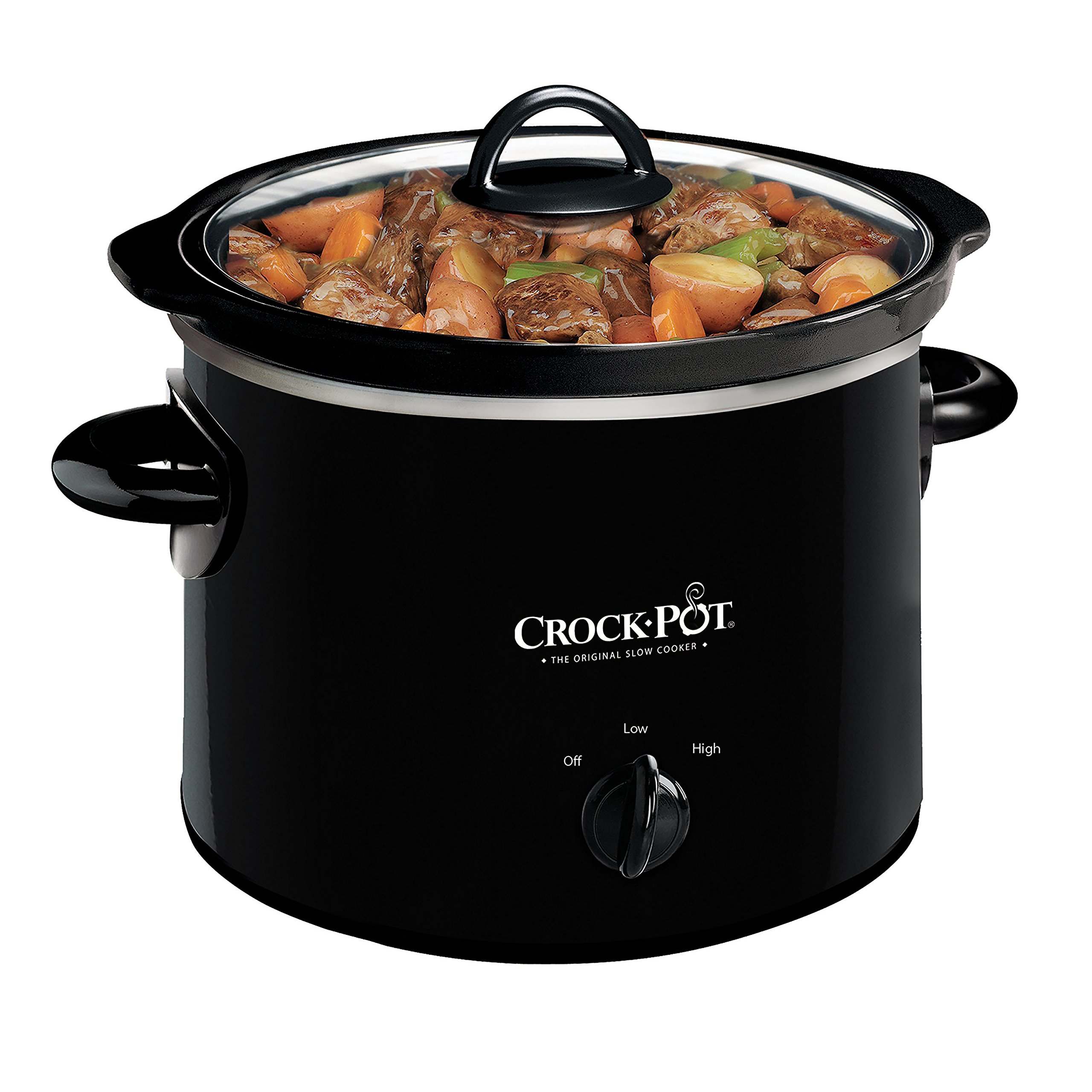 Foto 2 pulgar | Olla De Cocción Lenta Crockpot  De 2 Cuartos De Galón, Color Negro Clásico, 400 W - Venta Internacional.