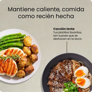 Foto 3 | Chefman - Olla De Cocción Lenta 4.7l – Color Negro
