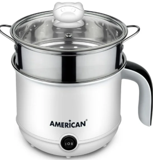 Olla Electrica American 9211 1.4lt 600w 2 Temperaturas Acero Inoxidable