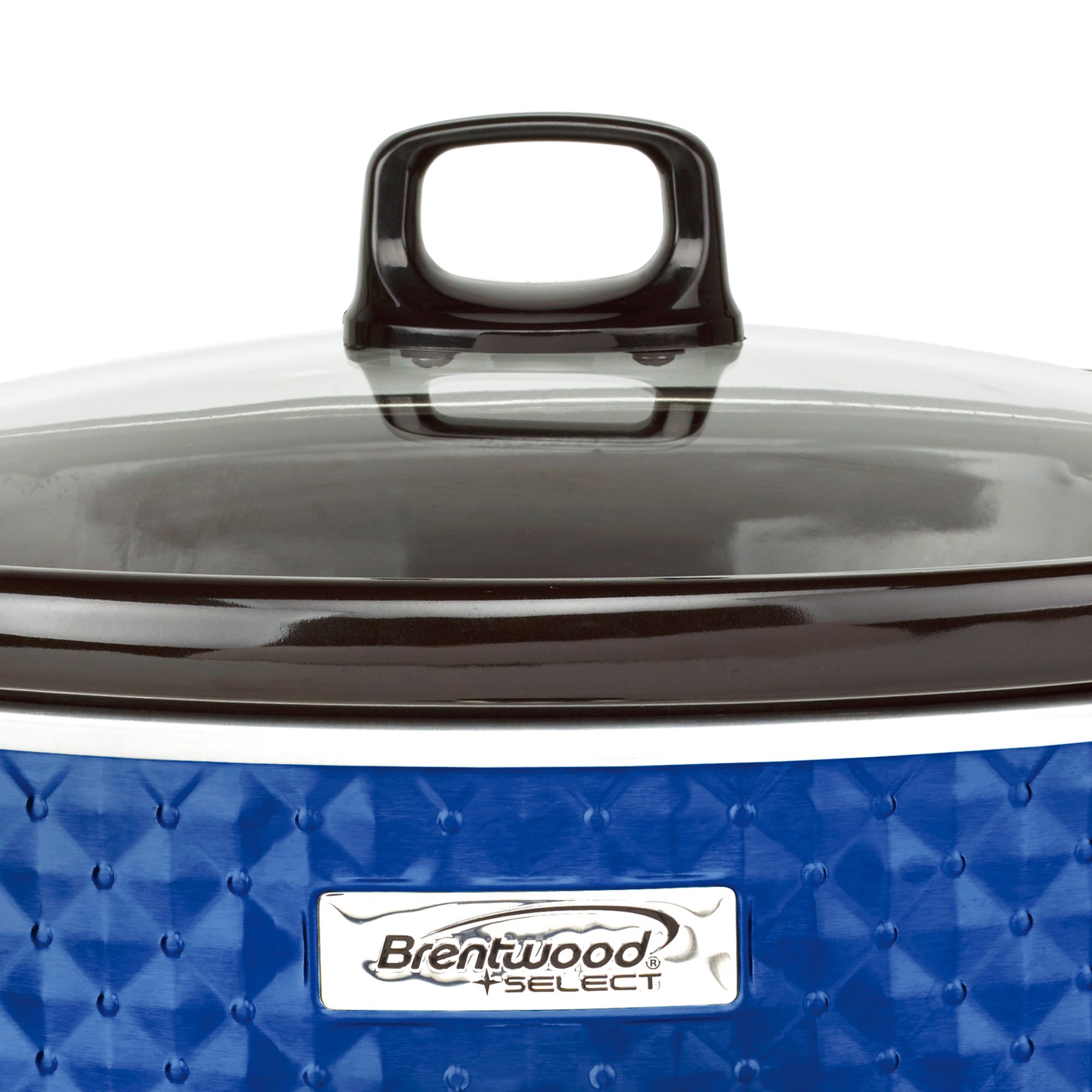 Foto 4 | Olla De Cocción Lenta Brentwood Sc-157n 7l Premium Diamond Azul Marino - Venta Internacional.