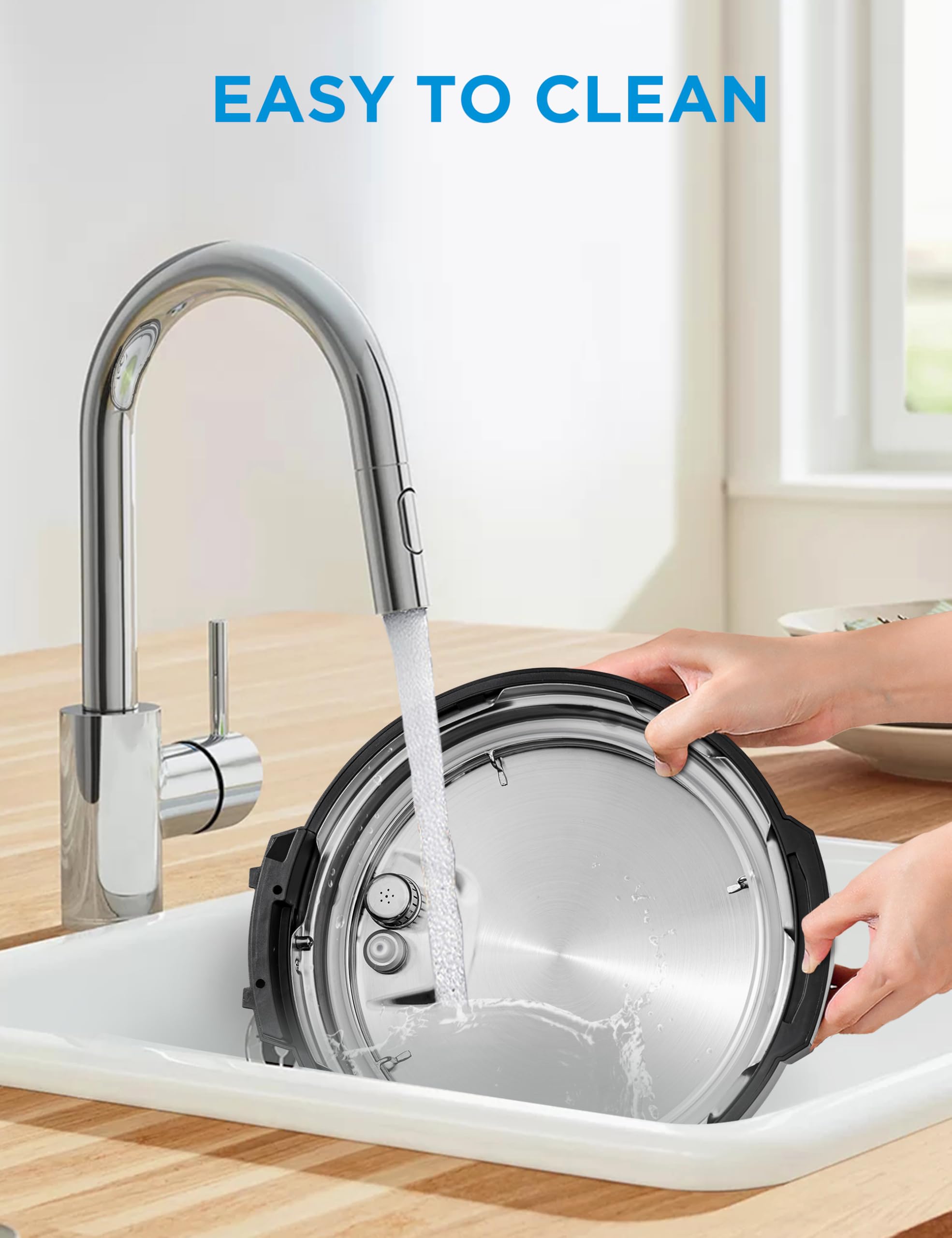 Foto 5 | Olla A Presión Eléctrica Midea 8l 12 En 1 De Acero Inoxidable - Venta Internacional.