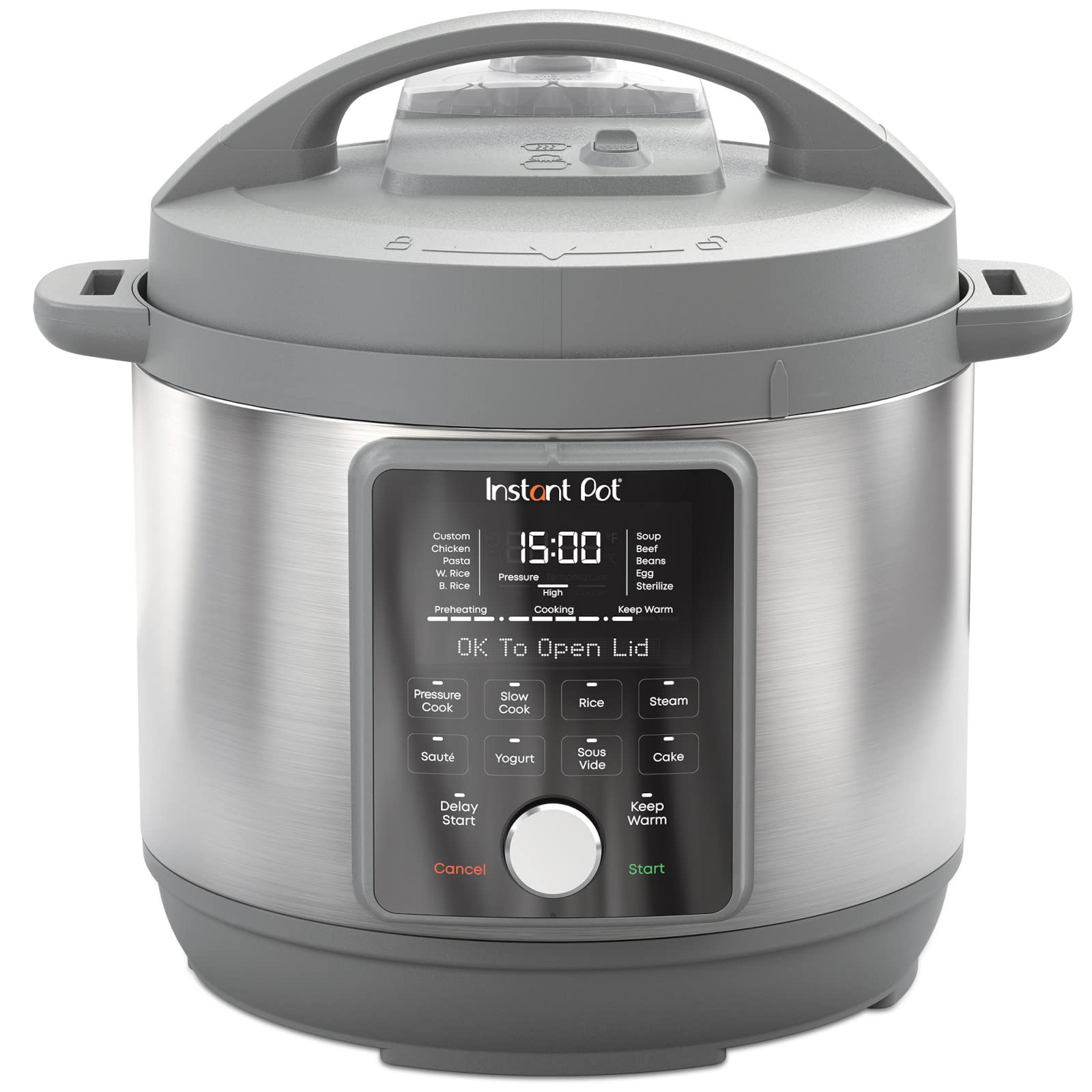 Foto 2 pulgar | Olla A Presión Eléctrica Instant Pot Duo Plus De Acero Inoxidable De 6 Litros - Venta Internacional.