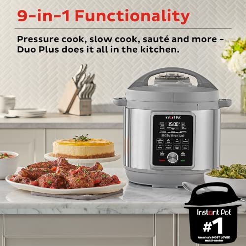 Foto 3 pulgar | Olla A Presión Eléctrica Instant Pot Duo Plus De Acero Inoxidable De 6 Litros - Venta Internacional.