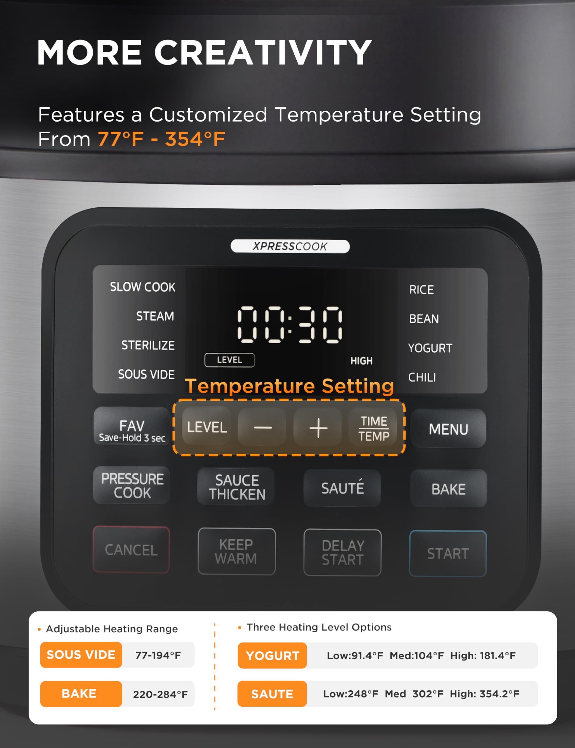 Foto 7 pulgar | Olla A Presión Eléctrica Midea Widemax 6.5l 12 En 1 - Venta Internacional.