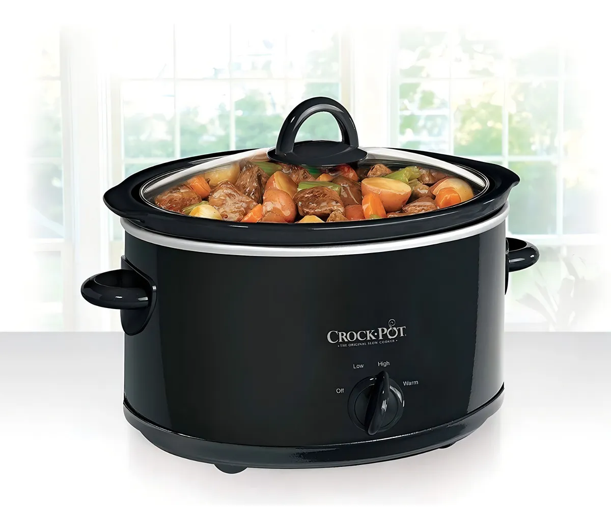 Foto 1 | Olla Electrica Coccion Lenta Crock Pot 4 Quart Cocina Negro