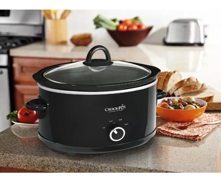 Foto 4 | Olla Electrica Coccion Lenta Crock Pot 4 Quart Cocina Negro