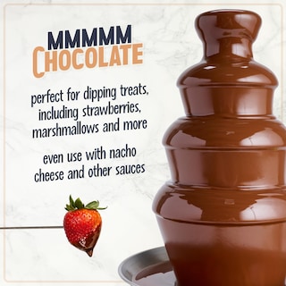 Foto 3 | Chocolate Fondue Fountain Nostalgia 4 Niveles 950 ml Acero Inoxidable - Venta Internacional