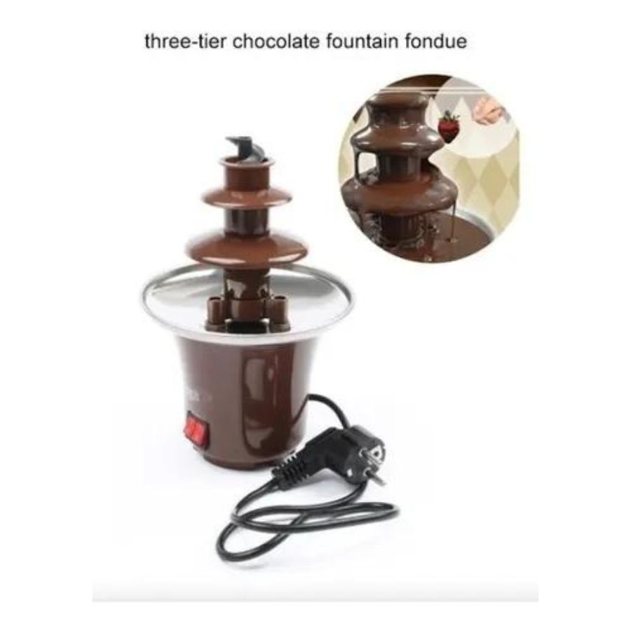 Foto 3 | Fuente De Fondue De Chocolate, Cascada De Tres Niveles - Venta Internacional.