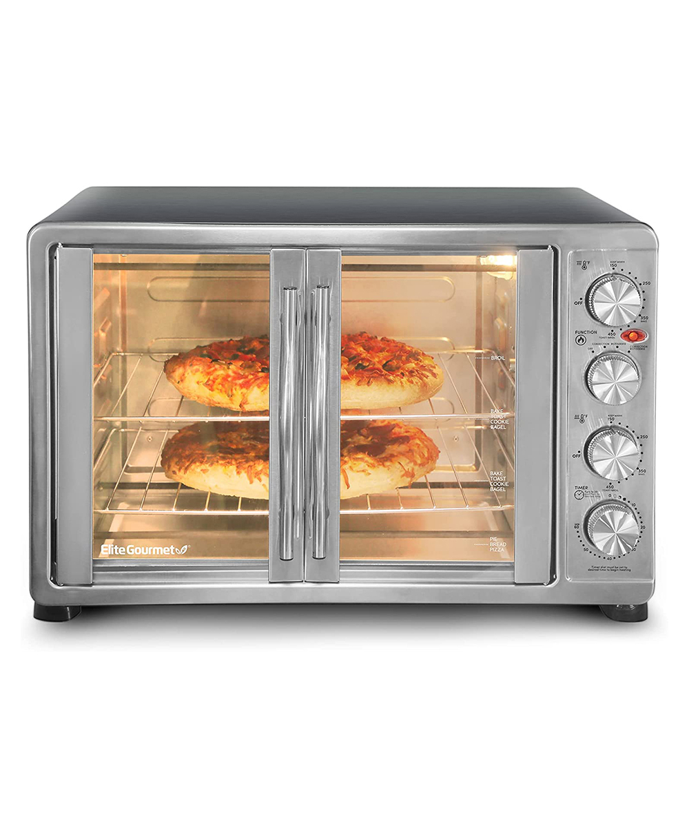 Foto 2 pulgar | Horno Elite Gourmet ETO-4510B color Plata 45 L