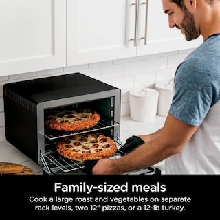 Foto 3 | Horno Air Fry Ninja Dt202bk Foodi 8 en 1 Xl Pro 1800 W Negro - Venta Internacional