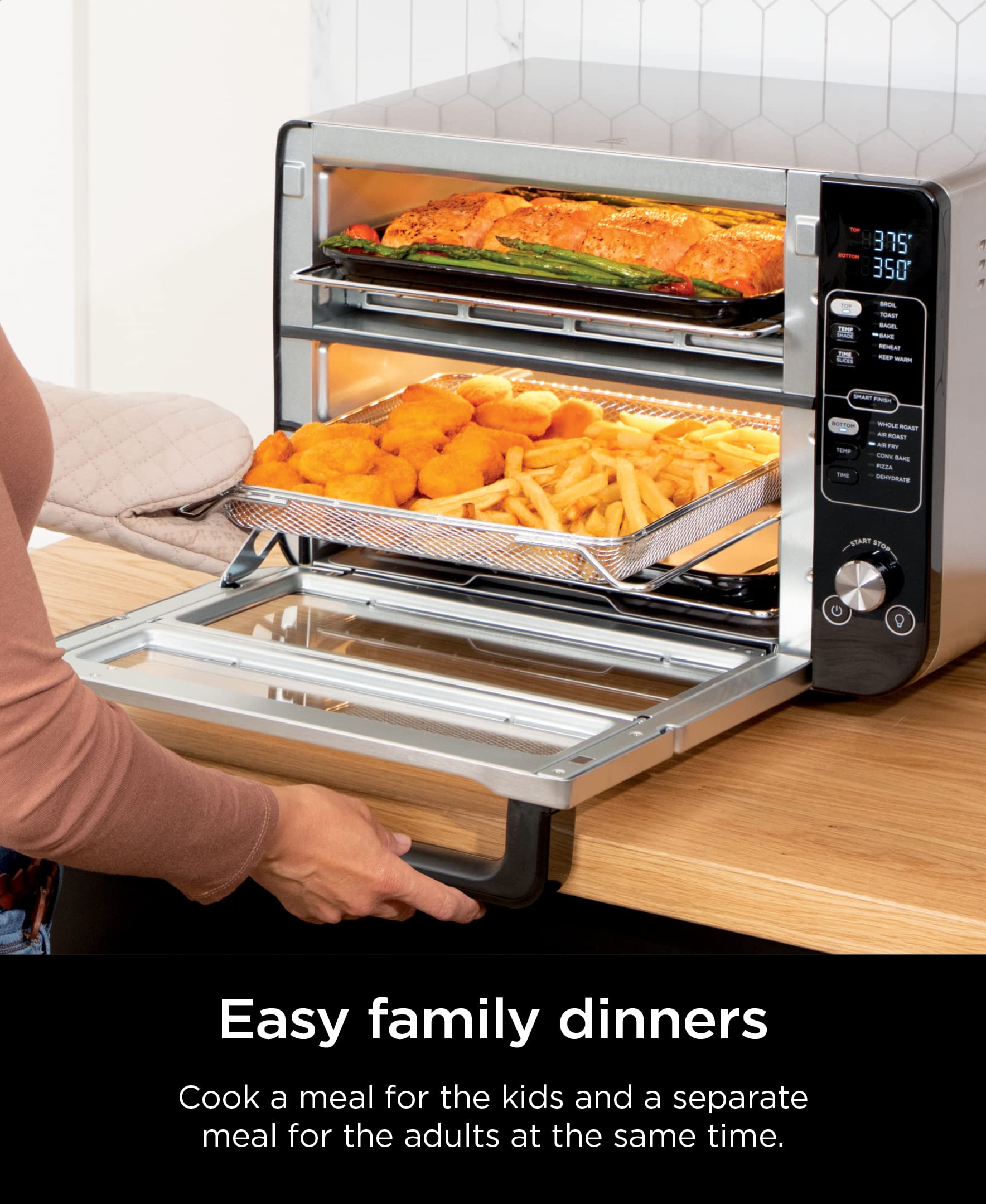 Foto 6 pulgar | Horno Doble Ninja Dct401 de Acero Inoxidable-Venta Internacional