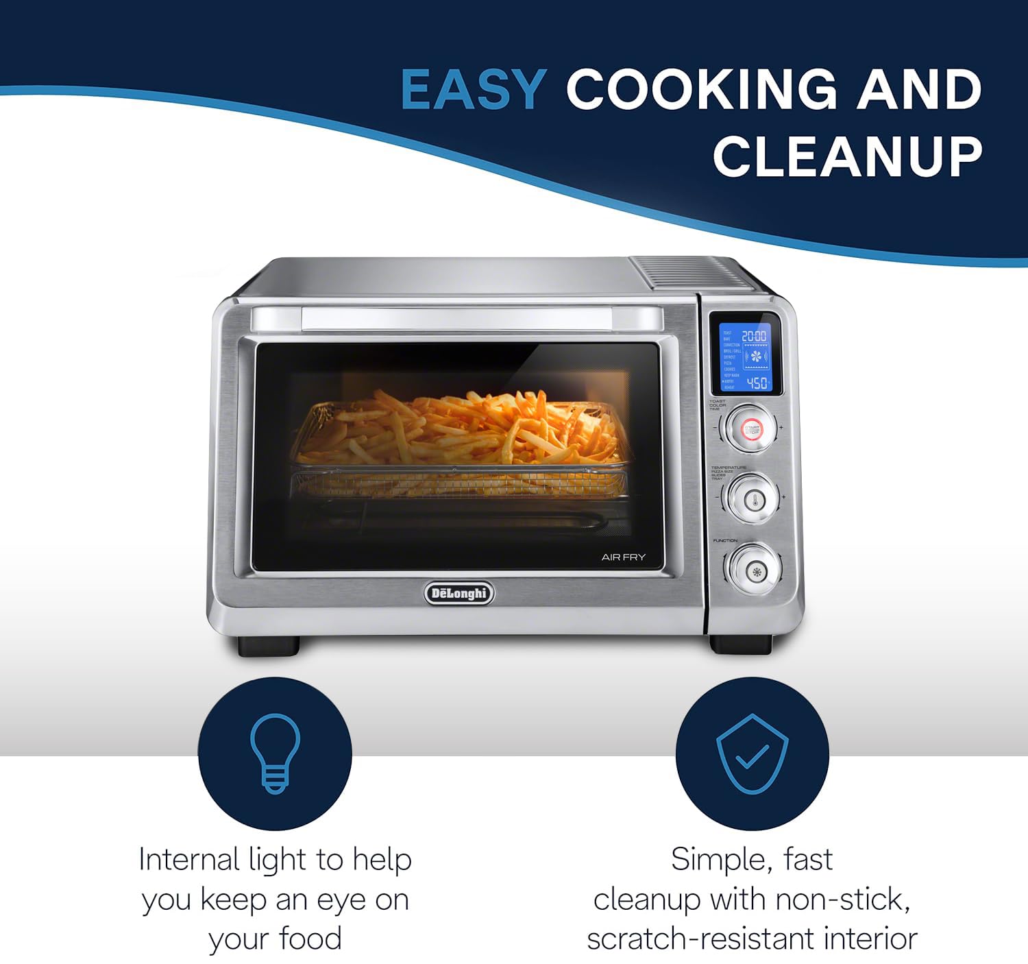 Foto 4 pulgar | Horno Tostador De'longhi Eo241264m 10 En 1 1800 W 24 L - Venta Internacional