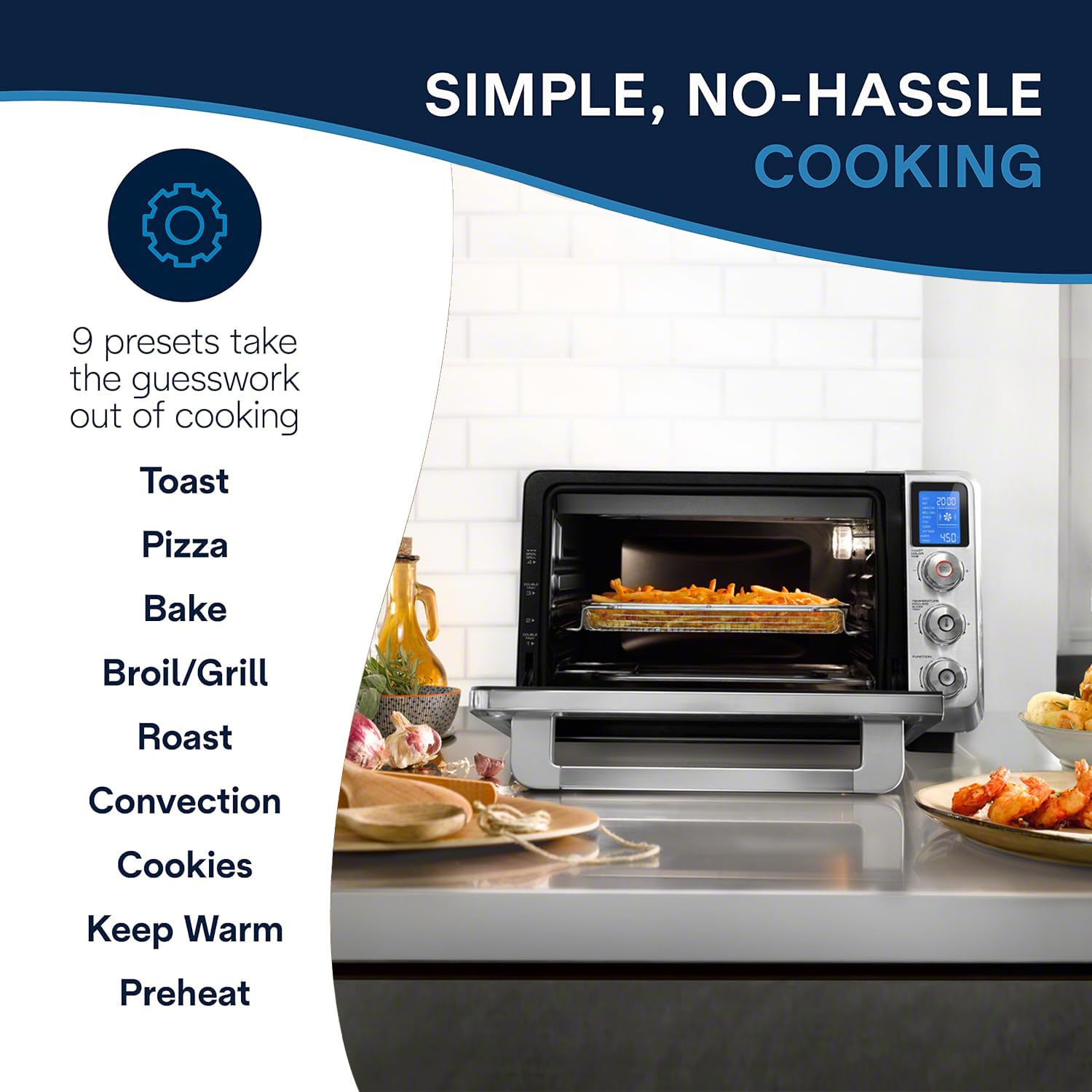 Foto 5 pulgar | Horno Tostador De'longhi Eo241264m 10 En 1 1800 W 24 L - Venta Internacional