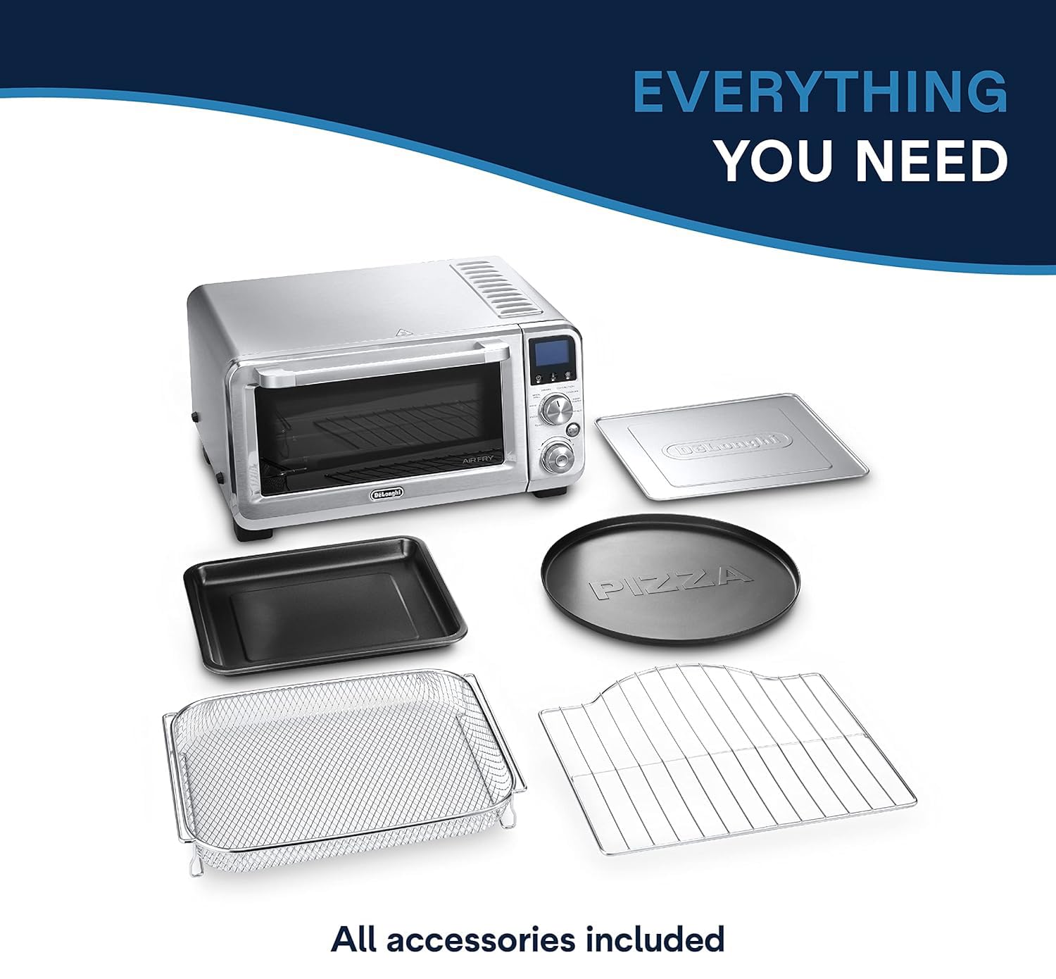 Foto 7 pulgar | Horno Tostador De'longhi Eo241264m 10 En 1 1800 W 24 L - Venta Internacional