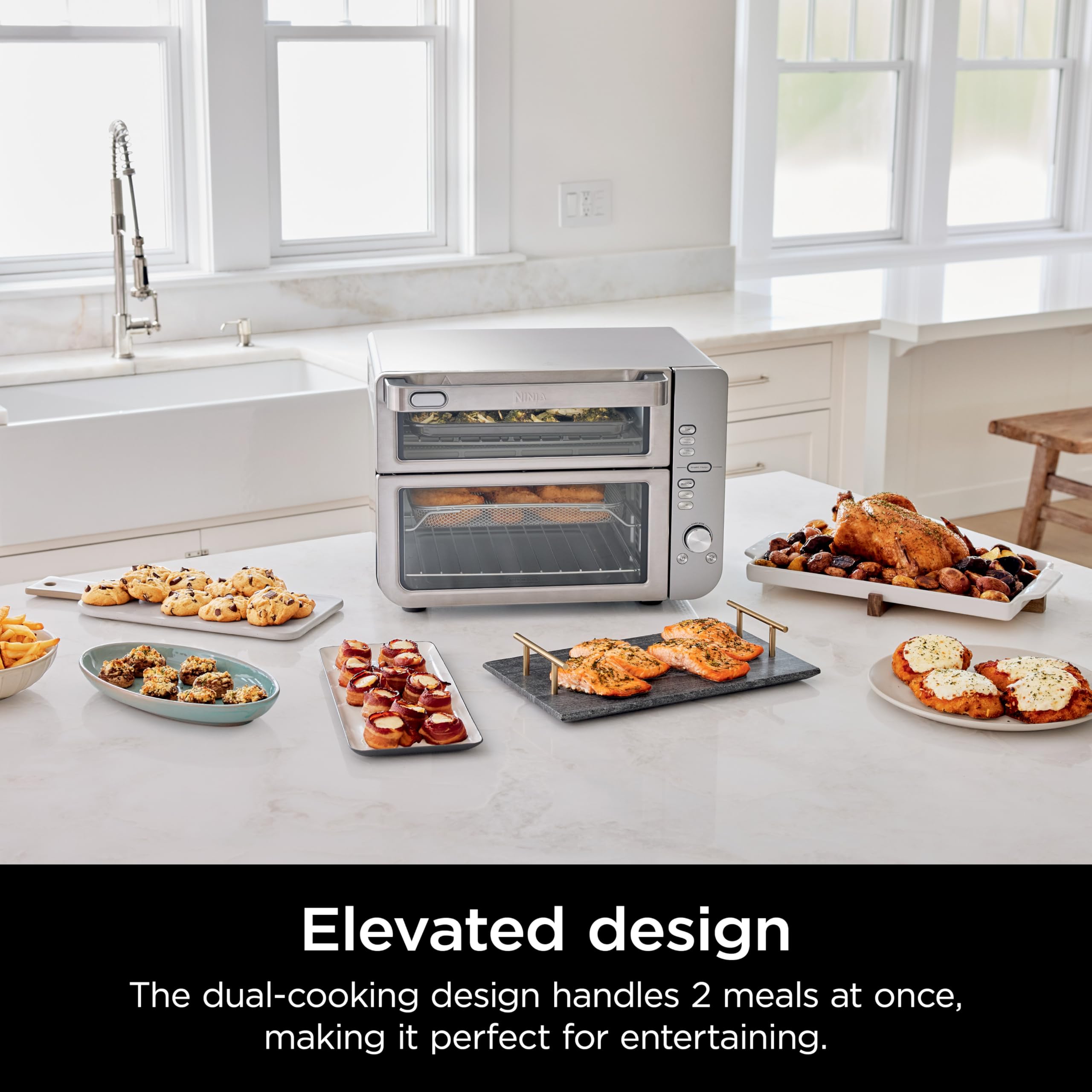 Foto 3 pulgar | Horno de Sobremesa y Freidora Ninja Double Stack XL DCT601 - Venta Internacional