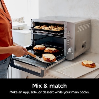 Foto 5 | Horno de Sobremesa y Freidora Ninja Double Stack XL DCT601 - Venta Internacional