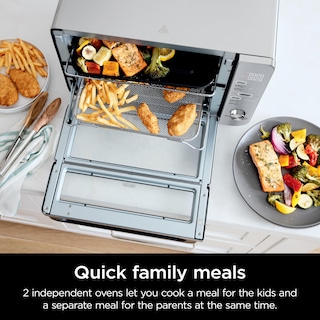 Foto 6 | Horno de Sobremesa y Freidora Ninja Double Stack XL DCT601 - Venta Internacional