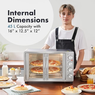 Foto 2 | Horno de Convección Elite Gourmet de 45 L-Venta Internacional