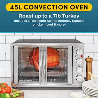 Foto 3 | Horno de Convección Elite Gourmet de 45 L-Venta Internacional