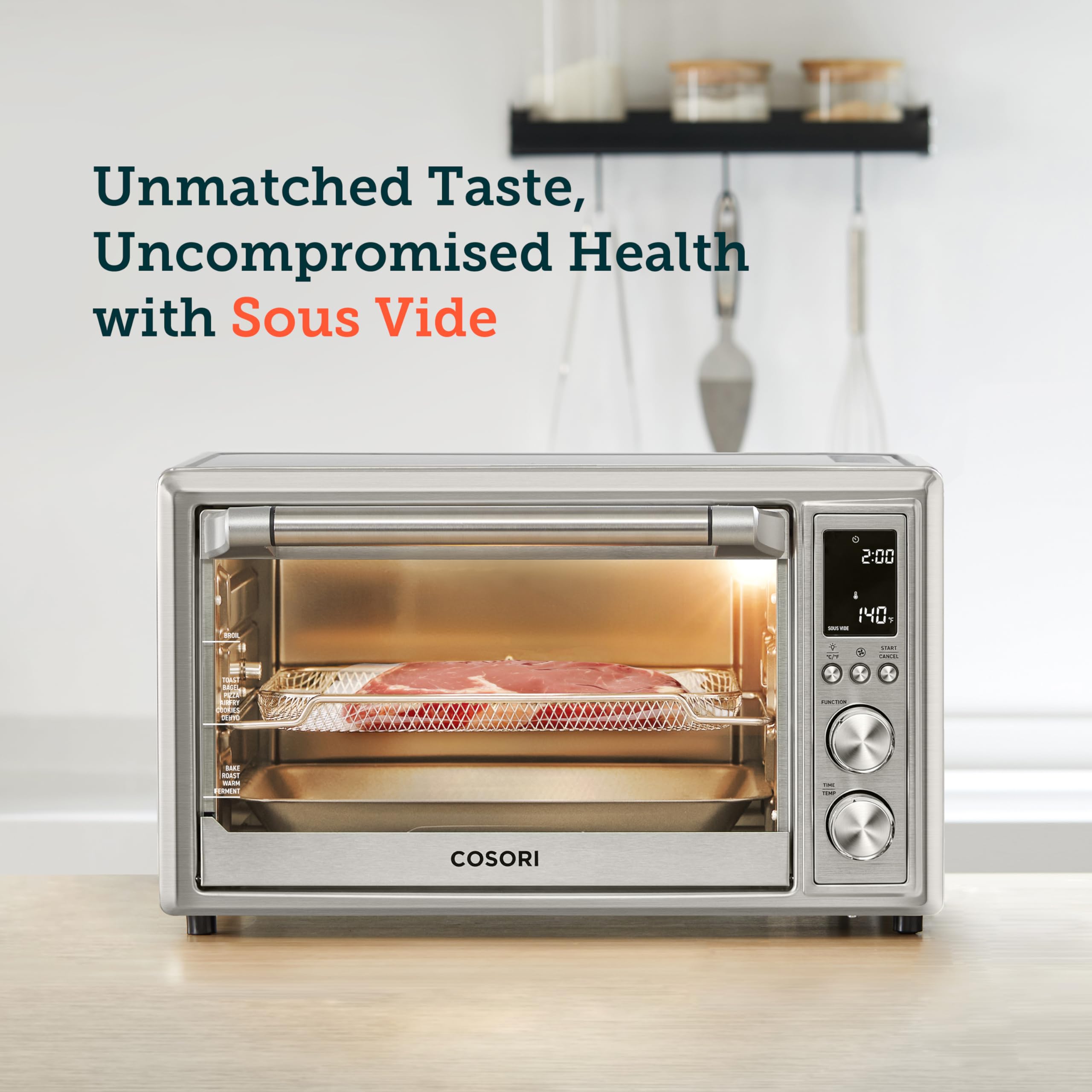 Foto 5 pulgar | Horno Tostador Air Fryer Cosori 32qt 13 en 1 con Aplicación y Control por Voz - Venta Internacional