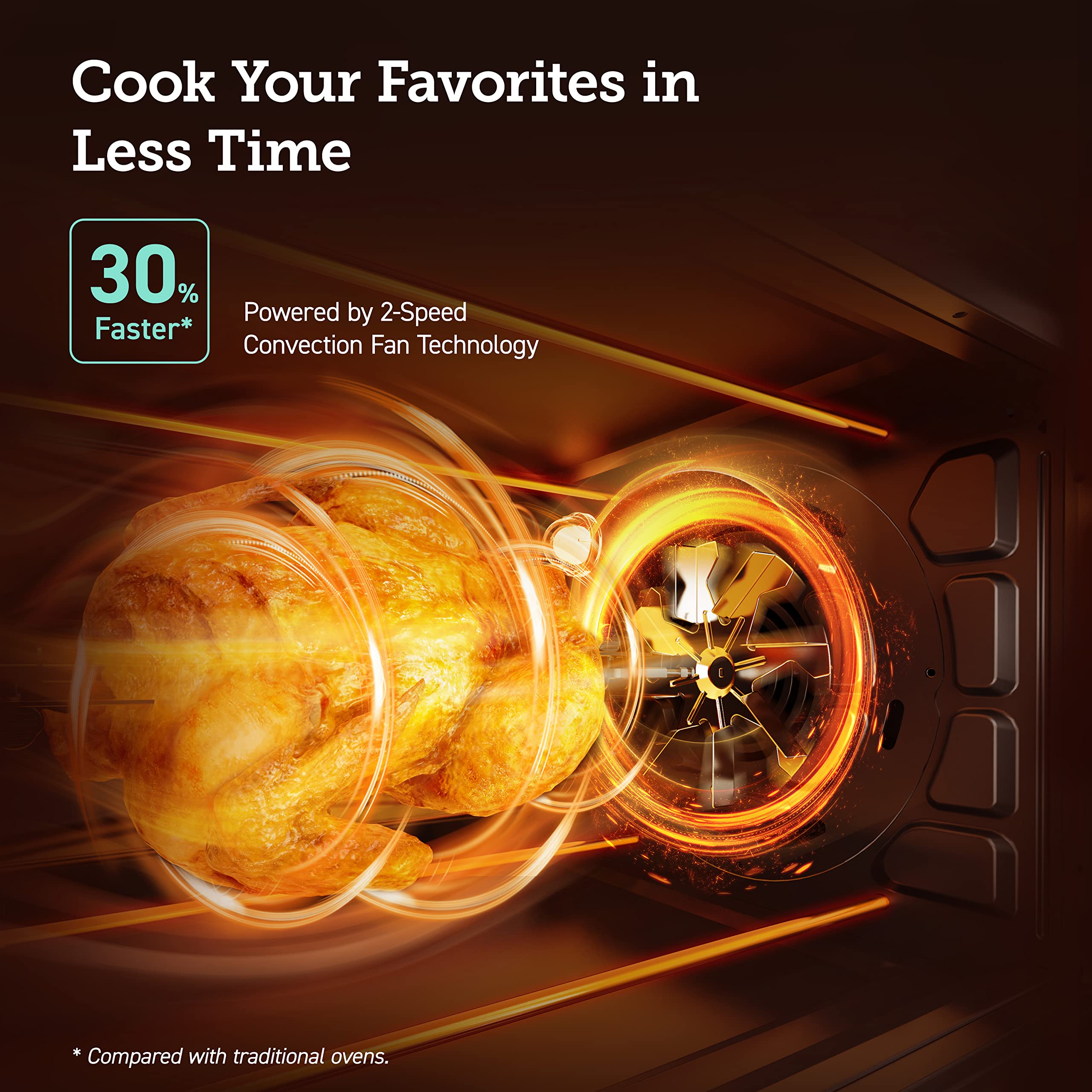 Foto 7 pulgar | Horno Tostador Air Fryer Cosori 32qt 13 en 1 con Aplicación y Control por Voz - Venta Internacional