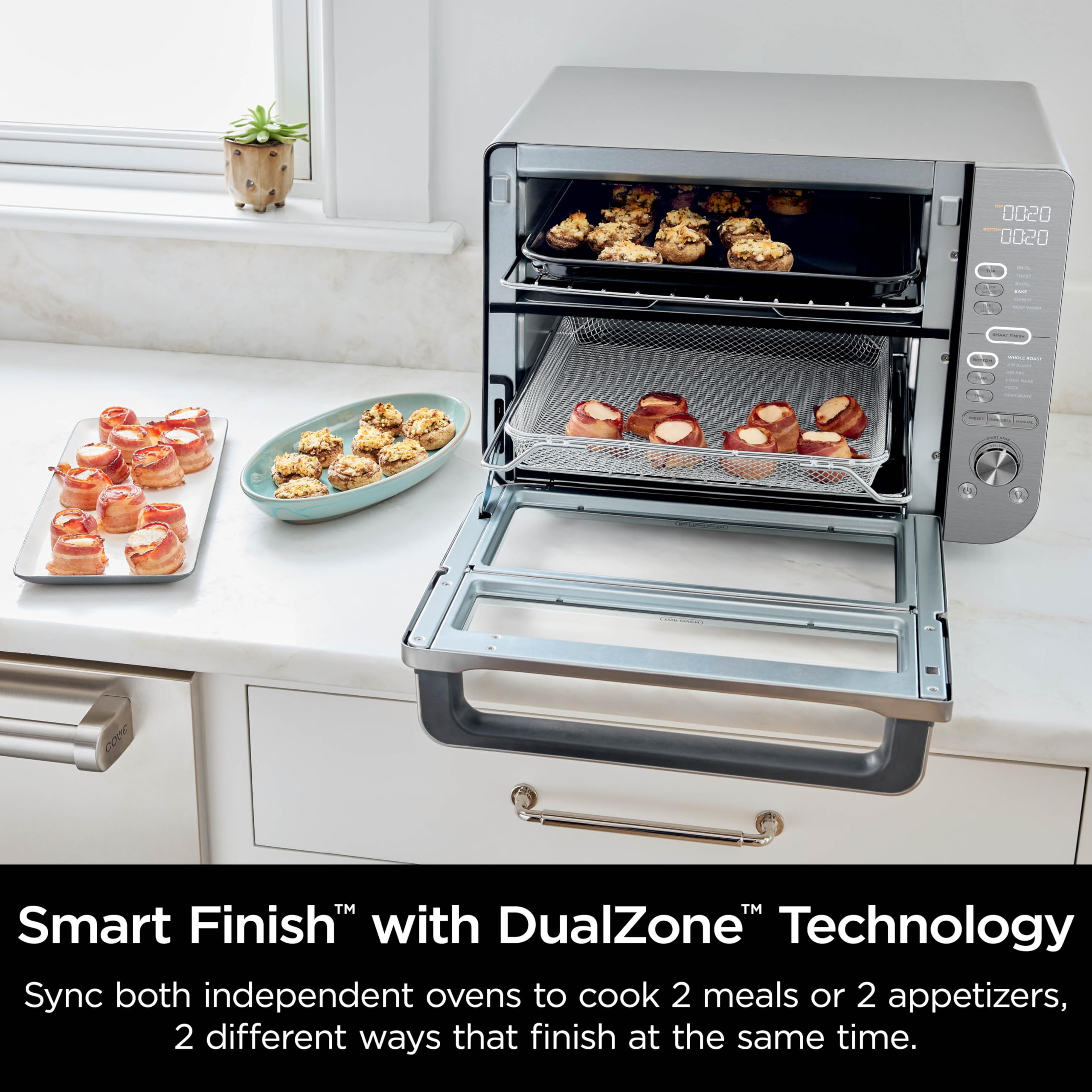 Foto 4 pulgar | Freidora Xl Doble Pila Ninja Dct651 con Horno de Sobremesa - Venta Internacional