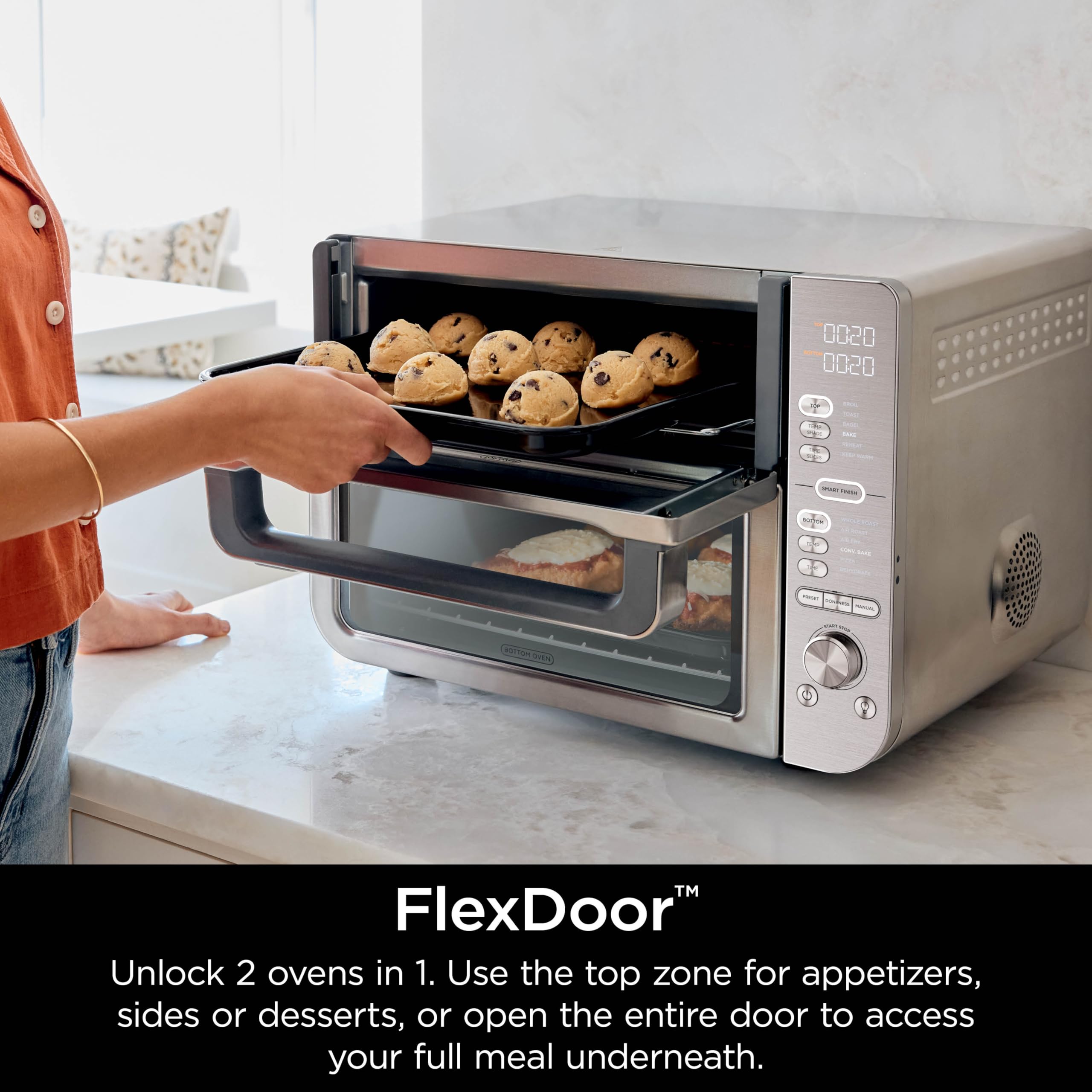 Foto 6 pulgar | Freidora Xl Doble Pila Ninja Dct651 con Horno de Sobremesa - Venta Internacional