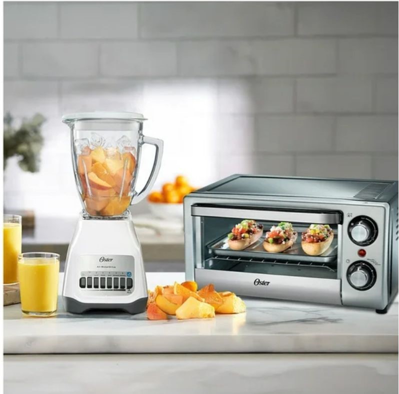 Foto 3 | Combo Oster Horno y Licuadora Negra