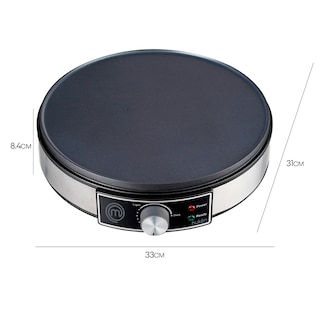 Foto 8 | Crepera Eléctrica Heat+ Premium Acero MasterChef color Plata